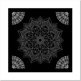 Mandala Pattern Posters and Art